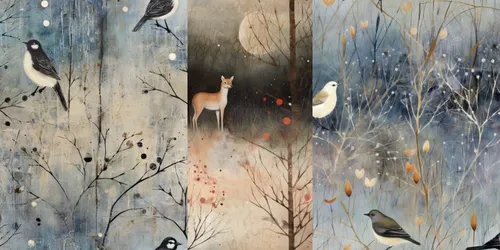 Dreamy Nature Patterns generated by midjourney