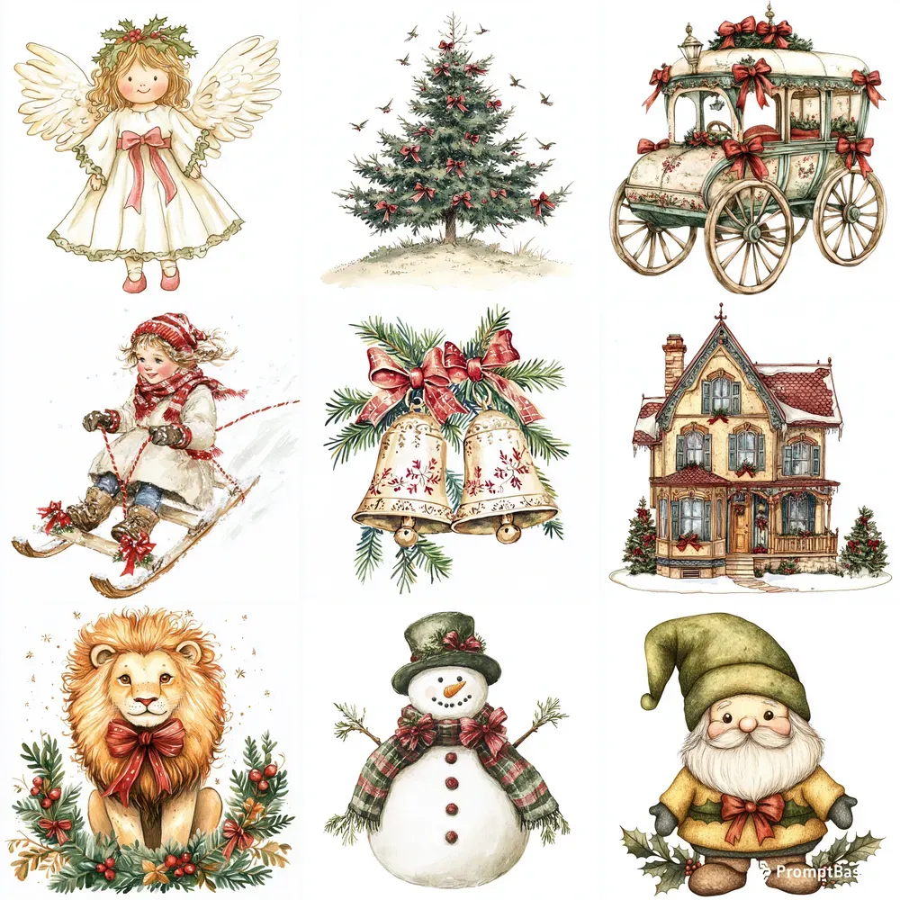 Magical Christmas Clip Art