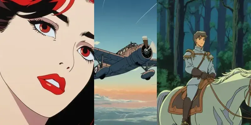 90s Anime Movie Scenes generated by undefined