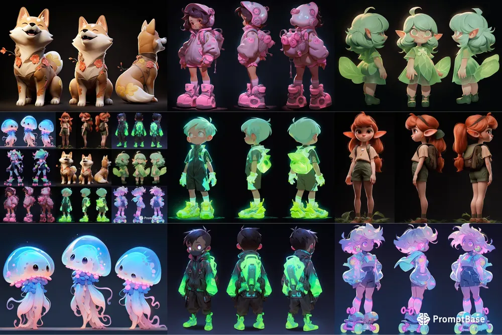 Cute Chibi Character Designs