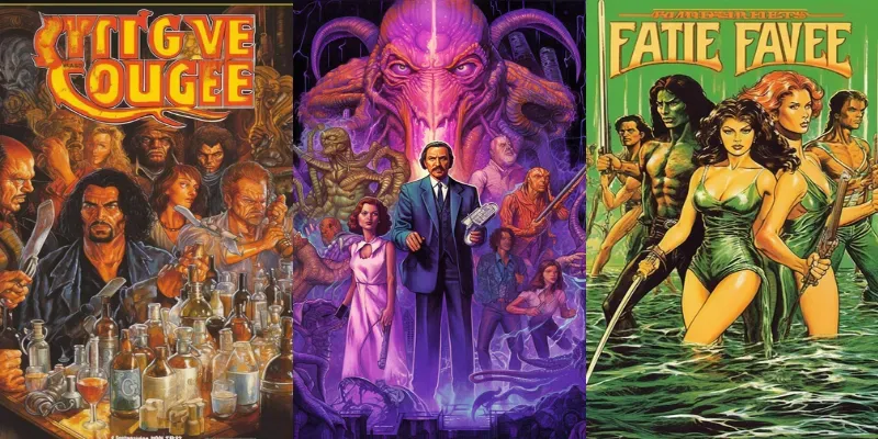 Pulp Fiction Cover Art generated by undefined