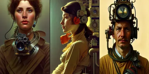 Steampunk Engineers generated by stable-diffusion