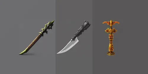 Weapons And Armor Game Assets generated by stable-diffusion