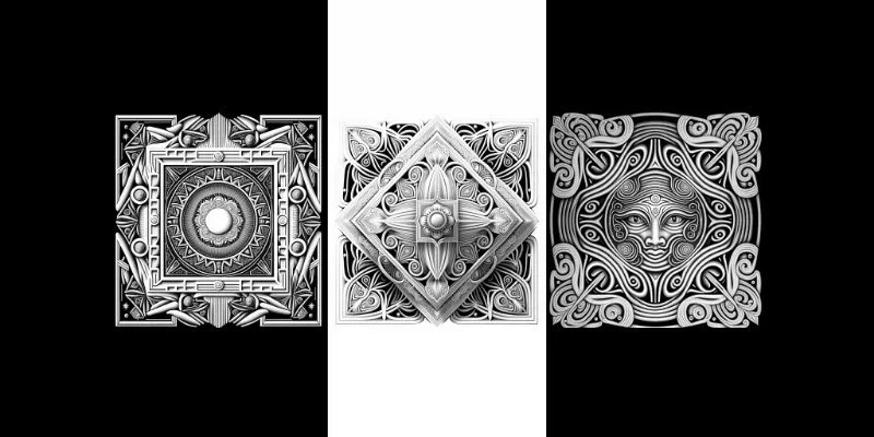 Geometric Pattern Coloring Pages generated by undefined