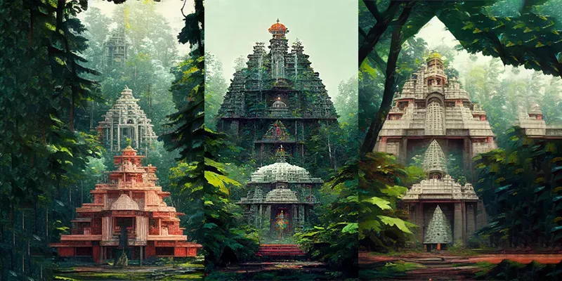 Forest Temple Generator generated by undefined