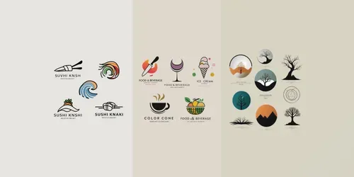 Minimalist Logos generated by leonardo