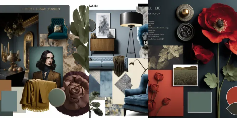 Interior Design Moodboards generated by undefined