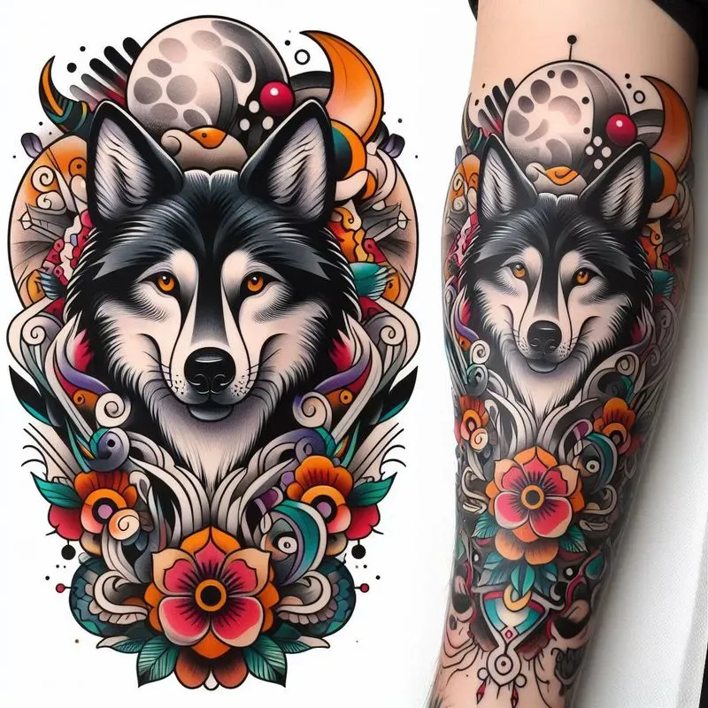 Neotraditional Style Tattoo Designs