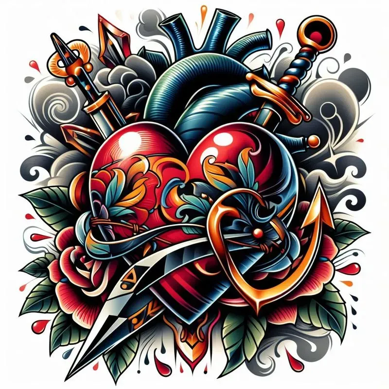 Neotraditional Style Tattoo Designs