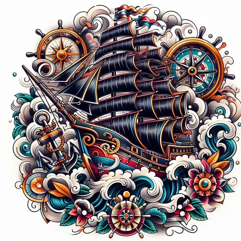 Neotraditional Style Tattoo Designs