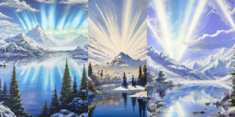 Snowy Landscape generated by undefined