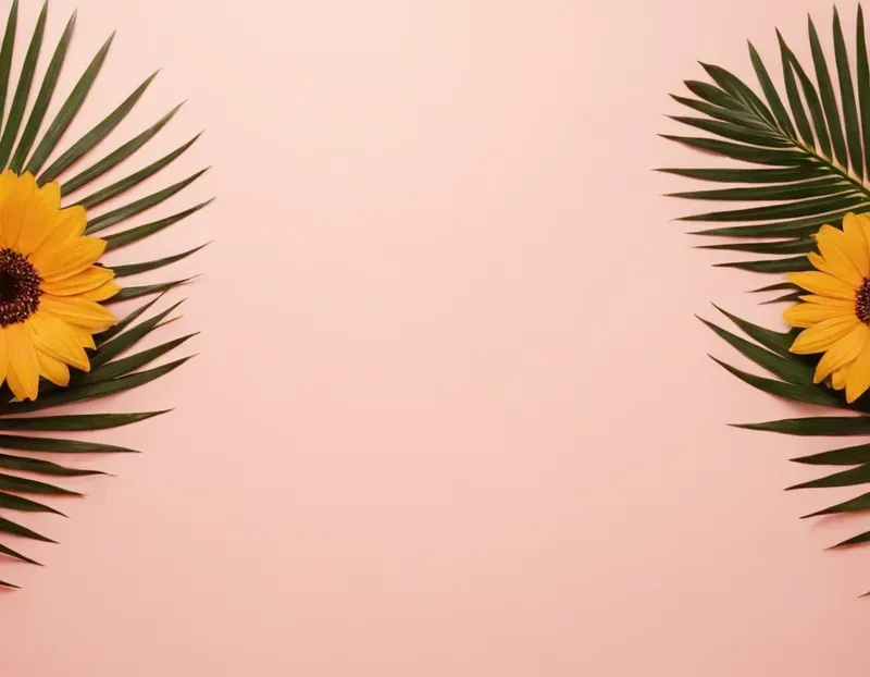 Flowers Frames Pastel Backgrounds