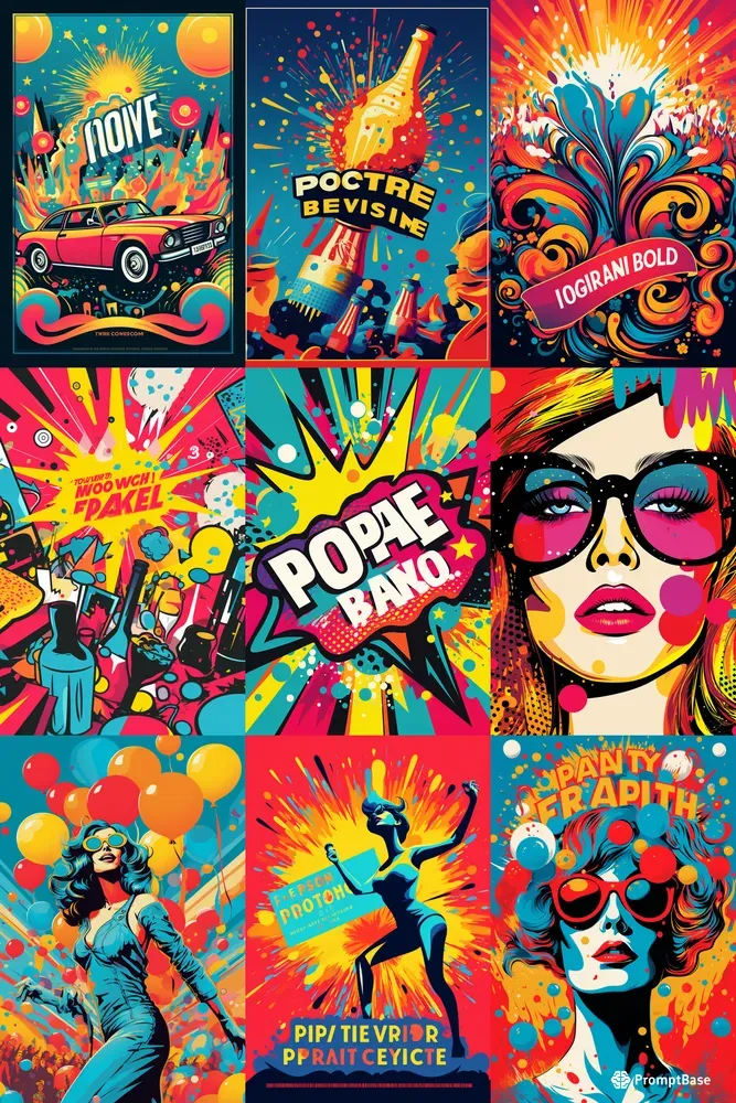 Titles Vibrant Expressions Pop Artinsts