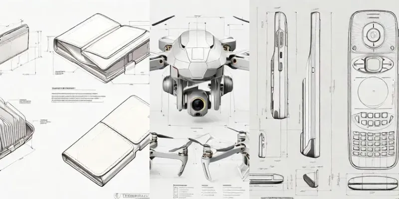 Perfect Pencil Technical Drawings generated by undefined