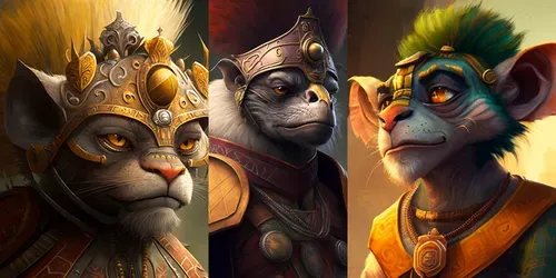 Kings Of The Animals generated by midjourney