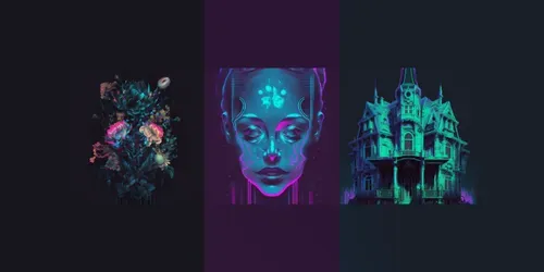 Biolumen Images generated by midjourney
