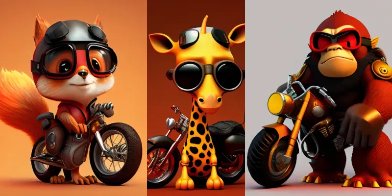 Biker Animals