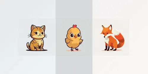 Cute Animal Mascots generated by midjourney