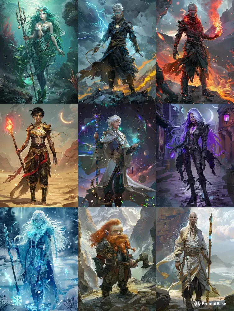 Epic Avatars Fantasy Game Heroes
