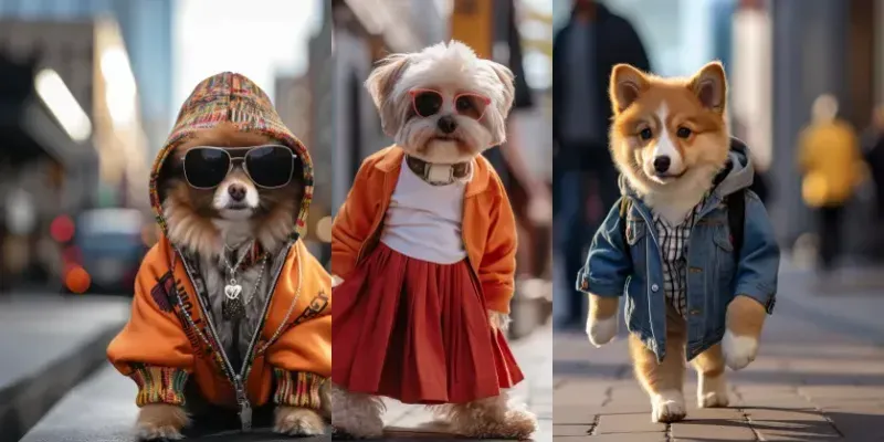 Cute Dogs Wardrobe Collections generated by undefined