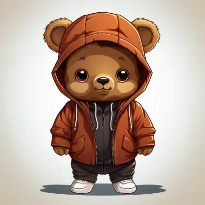 Cute Teddy Bears Wearing Clothes