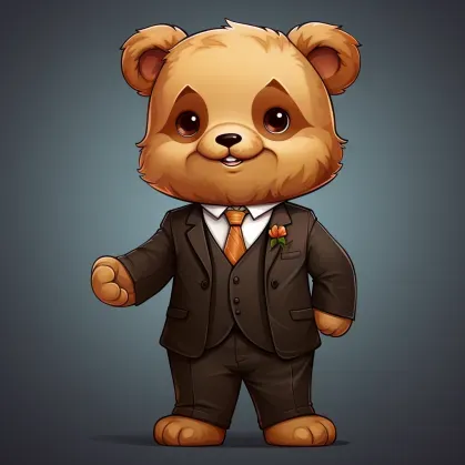 Cute Teddy Bears Wearing Clothes