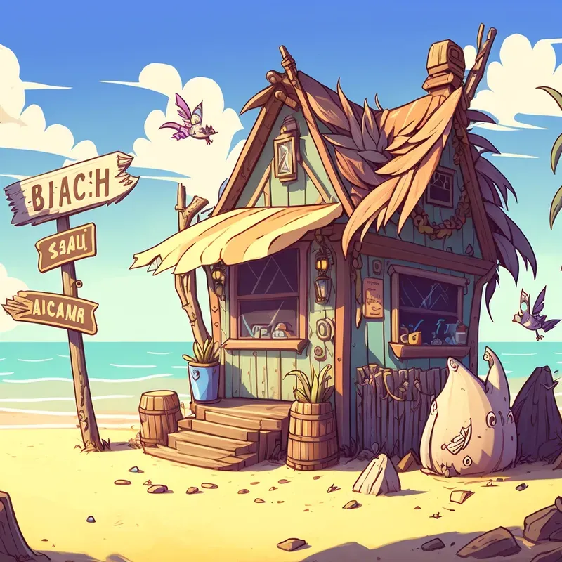 Cute Illustrated Buildings