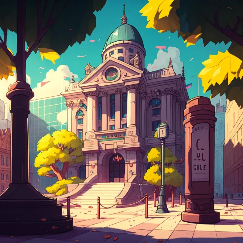 Cute Illustrated Buildings
