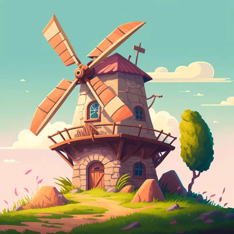 Cute Illustrated Buildings