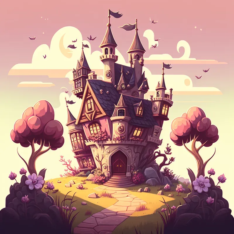Cute Illustrated Buildings