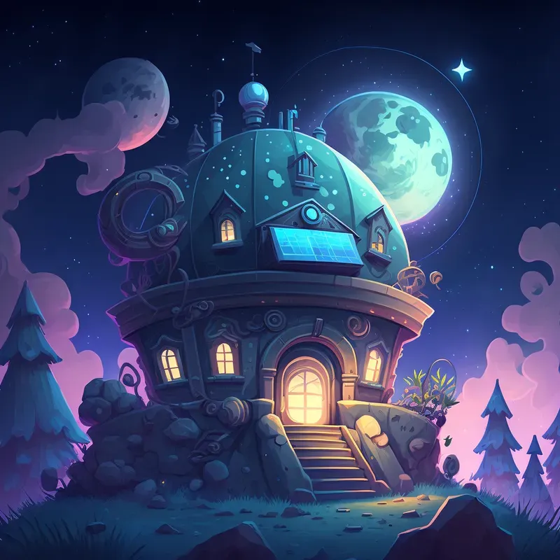 Cute Illustrated Buildings