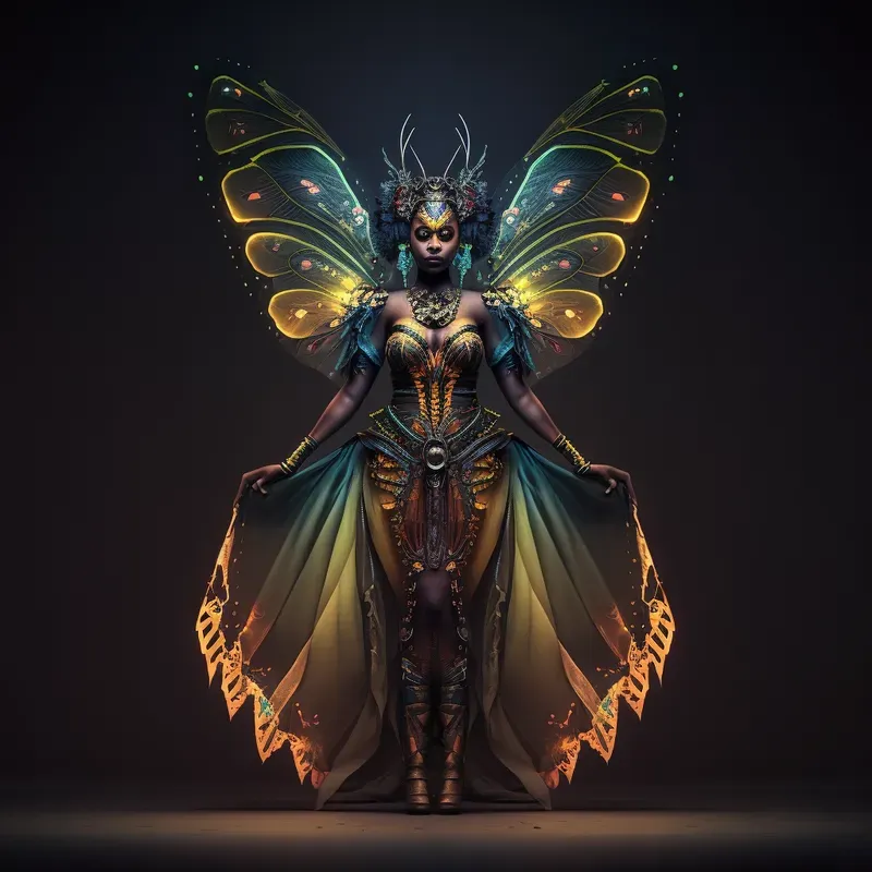 Butterfly Lady Portraits