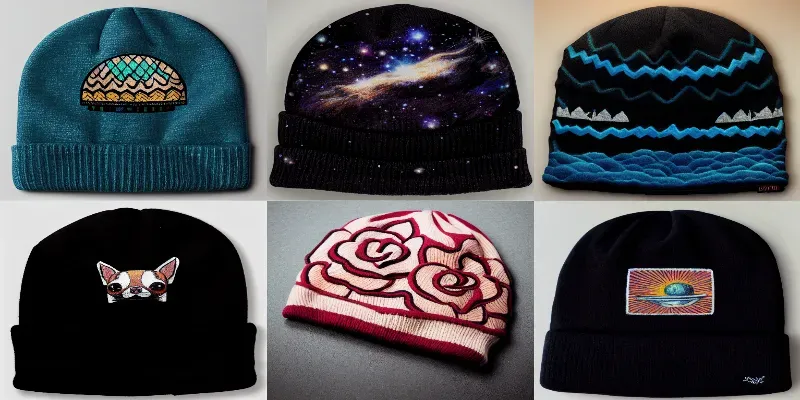 Beanie Design Product Photo generated by undefined