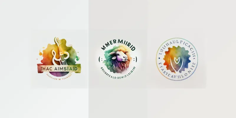 Watercolour Logos generated by undefined