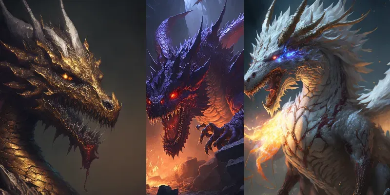 Dragons generated by undefined