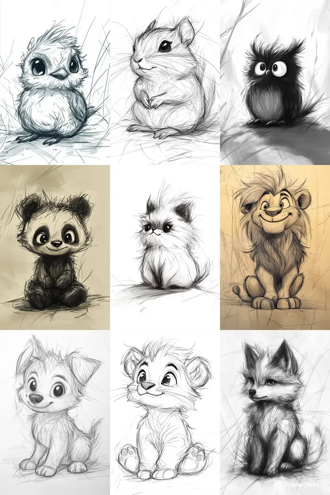 Sketchy Animals