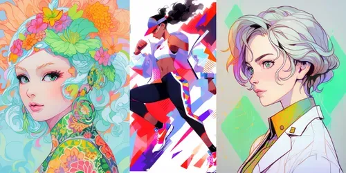 Stunning Niji Portraits Any Characters generated by midjourney