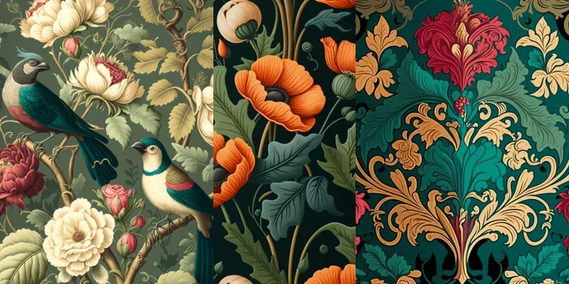 Victorian Wallpaper Patterns generated by undefined