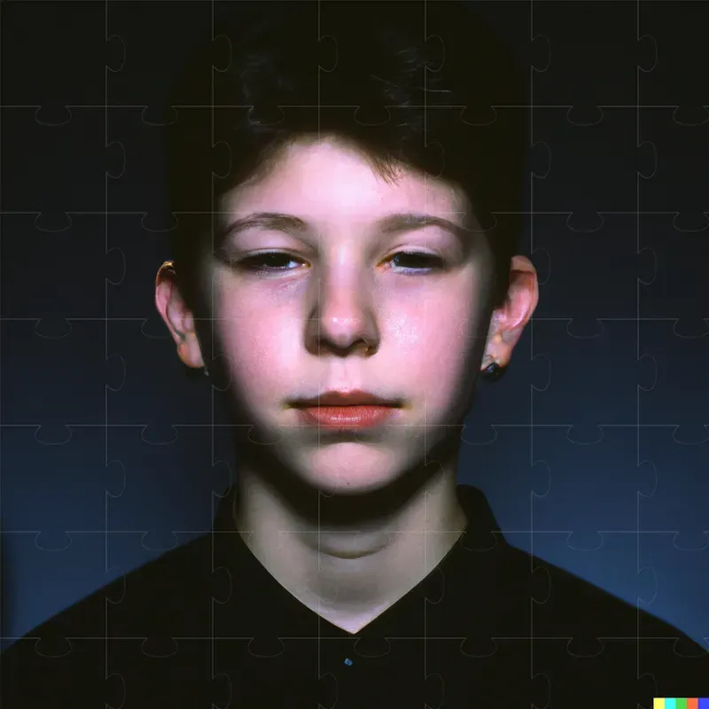 High Contrast Realistic Film Photography Portraits