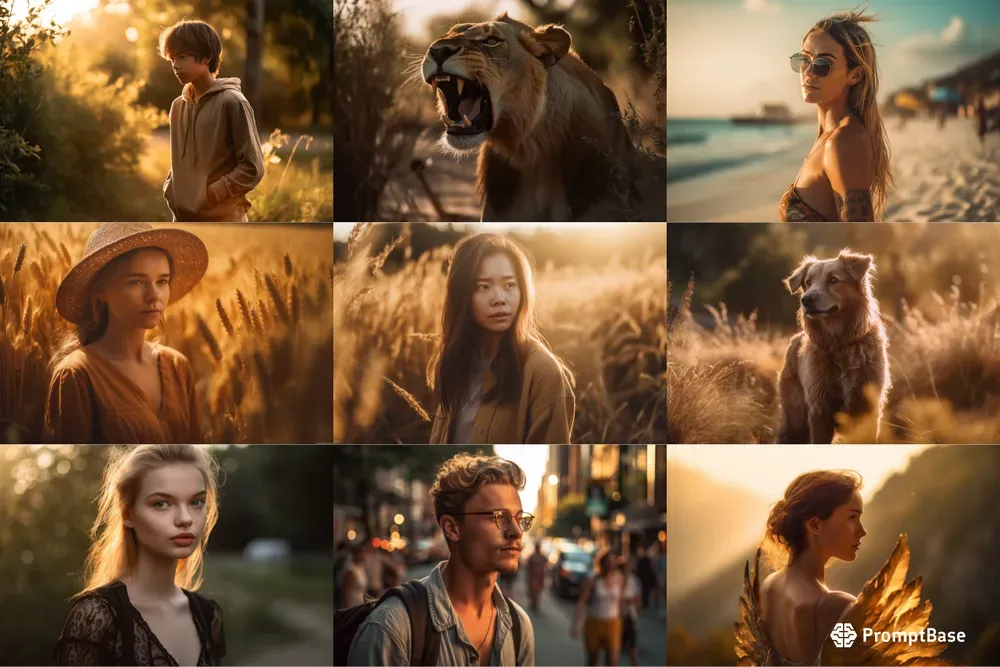 Golden Hour Portrait Photographs