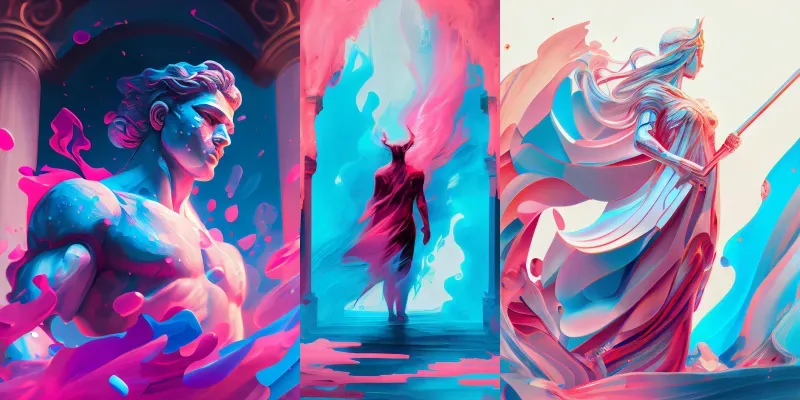 Wave Color Art generated by undefined