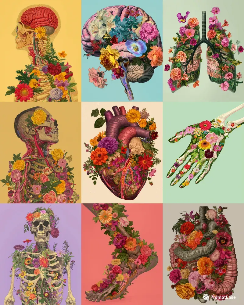 Ethereal Botanical Anatomy Atlases