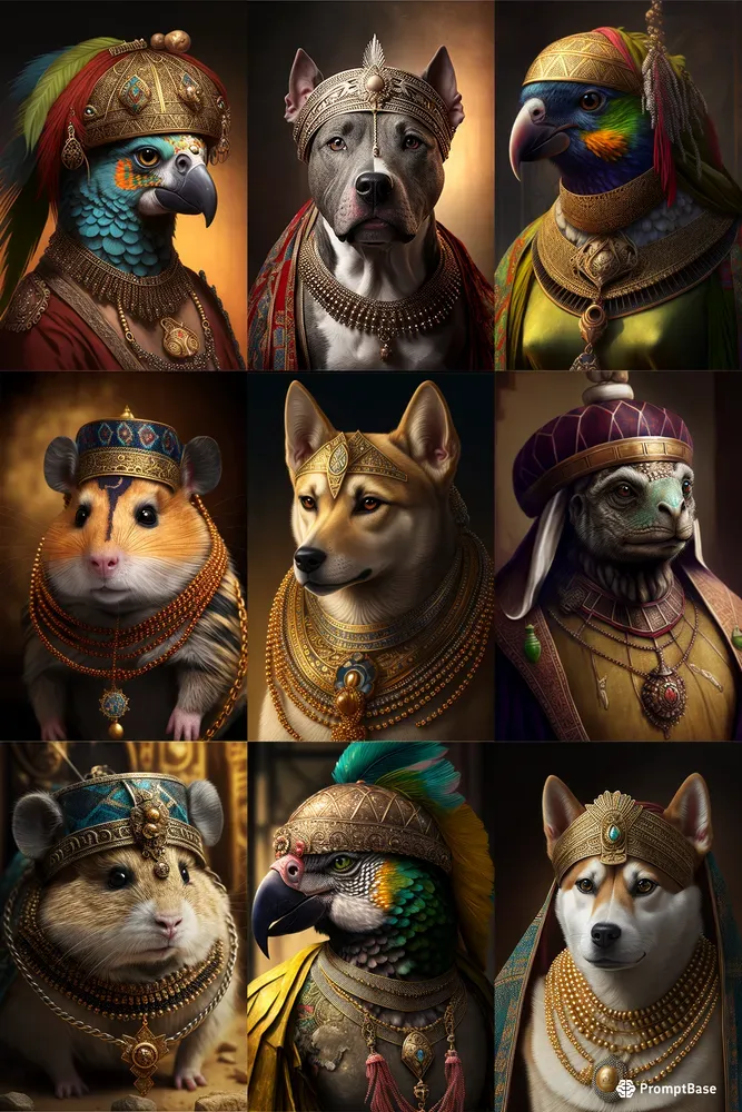 Ancient Egyptian Animal Portraits