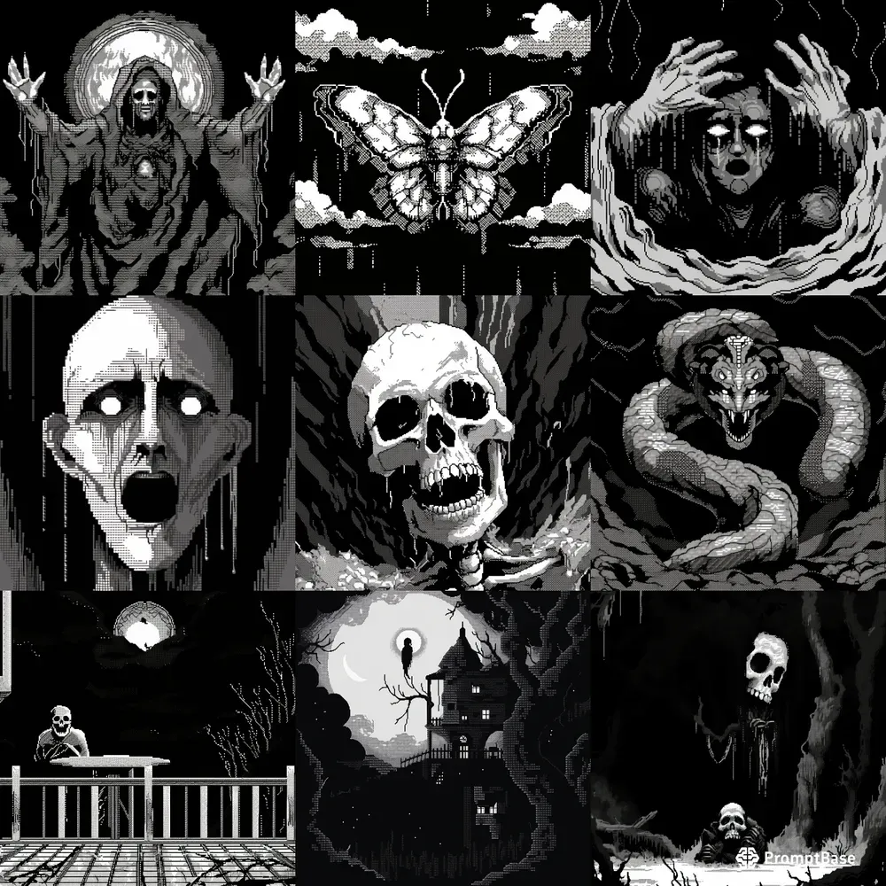 Horror 32 Bit Pixel Art