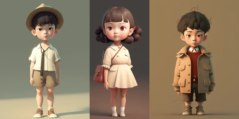 Ghibli Characters generated by undefined