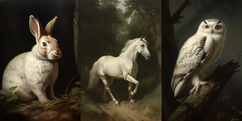 Enchanted Creature Portraits generated by undefined