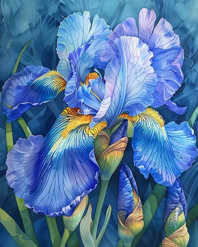 Watercolor Beautiful Flowers