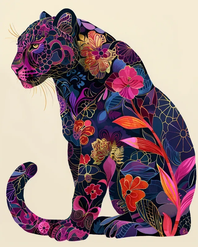 Animals Style Quilted Patterns Fills