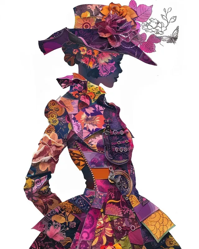 People Quilted Patterns Fill