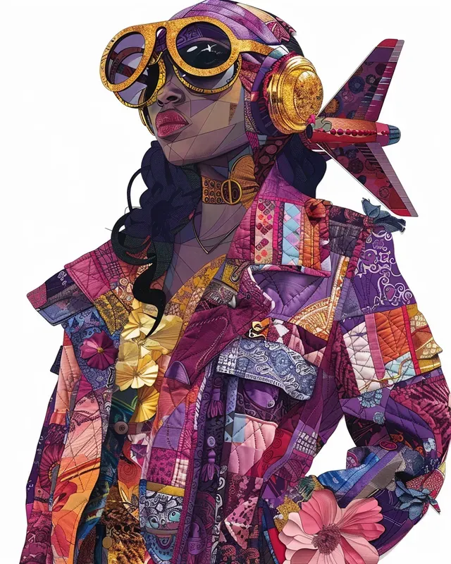 People Quilted Patterns Fill